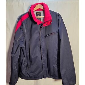 Nautica Vintage Competition Men's Medium Navy Red Lined Jacket XL Sporty Classic